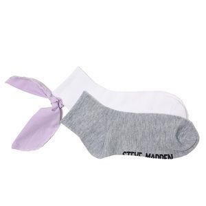 💫 Steve Madden tie ankle socks NWT